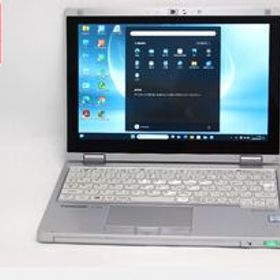 訳有 フルHD対応WUXGA タッチ 10.1型Panasonic Let's Note CF-RZ6RFRVS Windows11 七世代 i5-7Y57 8GB 256GB-SSD カメラ 無線 Office 1325v