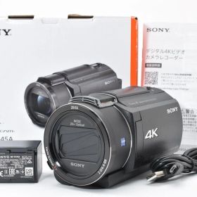 美品 SONY FDR-AX45A ブラック デジタル4Kビデオカメラレコーダー 元箱付き ARYM5709#628