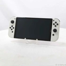 【中古】Nintendo(任天堂) Nintendo Switch 有機ELモデル Joy-Con(L)／(R) ホワイト 【348-ud】