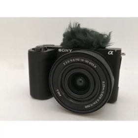 【中古】SONY VLOGCAM ZV-E10 II パワーズームレンズキット ブラック ZV-E10M2K(B)【新宿2】保証期間1ヶ月【ランクA】