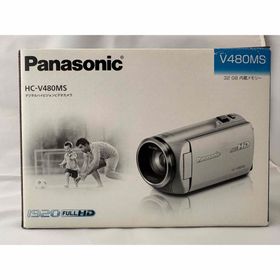 パナソニック(Panasonic)のPanasonic デジタルハイビジョン ビデオカメラ HC-V480MS-W(ビデオカメラ)