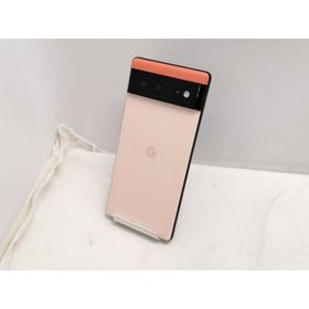 【中古】Google au 【SIMフリー】 Pixel 6 カインダコーラル 8GB 128GB GR1YH【新宿】保証期間１ヶ月【ランクB】