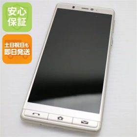 【中古】超美品 シンプルスマホ5 シャンパンゴールド スマホ 白ロム 中古 土日祝発送OK