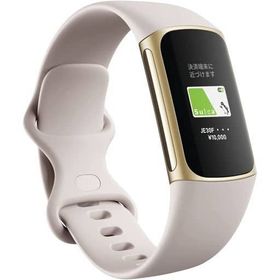 Fitbit Charge5 GPS搭載フィットネストラッカー L/Sサイズ (ルナホワイト) [FB421GLWT-FRCJK] スマートウォッチ
