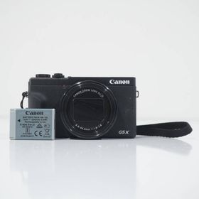 キヤノン(Canon)のCanon PowerShot G5X Mark II コンパクトデジタルカメラ USED品 キヤノン パワーショット ブラック 動作品 【難有】 X9412(コンパクトデジタルカメラ)
