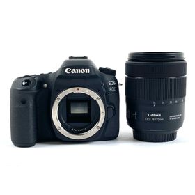 キヤノン EOS 80D EF-S 18-135 IS USM レンズキット［ジャンク品］ 中古(デジタル一眼)