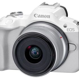 「新品」Canon EOS R50 RF-S18-45 IS STM レンズキット [ホワイト]