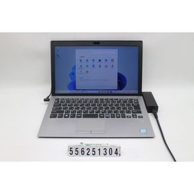 ノートパソコン VAIO VJPG11C11N Core i5 8250U 1.6GHz/8GB/256GB(SSD)/13.3W/FHD(1920x1080)/Win11 画面キズあり