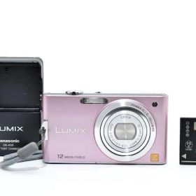 ＜並品＞ Panasonic DMC-FX60 コンパクトデジタルカメラ スイートピンク DMC-FX60-P