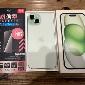Apple iPhone 15 グリーン本体