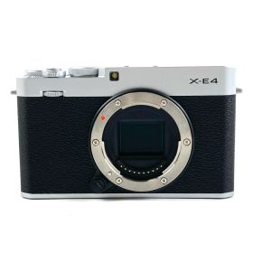 富士フイルム FUJIFILM X-E4 ボディ シルバー デジタル ミラーレス 一眼カメラ 【中古】