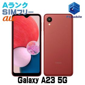 ★超美品★SCG18 Galaxy A23 5G レッド D131294-