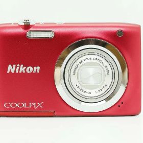 【全品ポイント10倍！】【期間限定セール】ニコン Nikon コンパクトデジタルカメラ レッド COOLPIX A100 【中古】