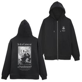 NieR：Automata Ver1.1a 2B ジップパーカー/BLACK-XL
