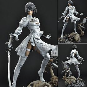 【前入金 銀行振込のみ】SQUARE ENIX MASTERLINE NieR：Automata 1/4 Scale - 2B (YoRHa No. 2 Type B) 2P Color Ver. スタチュー