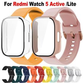 22 ミリメートルシリコンストラップとケース Xiaomi Redmi Watch 5 Active Lite スマートウォッチリストバンド PC ケース Redmi Watch 5