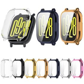 For Redmi watch5 lite /Activeウォッチ5用の完全な保護ケース,交換用フレーム付きソフトTPUケース