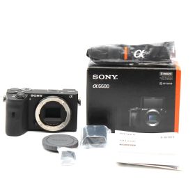 シャッター枚数80枚★ほぼ新品 SONY ミラーレス一眼レフカメラ α6600 ボディ ILCE-6600 No.C01886