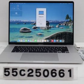 Apple MacBook Pro 16in 2019 A2141 シルバー Core i9 9980HK 2.4GHz/64GB/512GB/WQXGA(3072x1920)/AMDRadeon Pro 5300M 【55C250661】