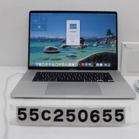 Apple MacBook Pro 16in 2019 A2141 シルバー Core i9 9980HK 2.4GHz/64GB/512GB/WQXGA(3072x1920)/AMDRadeon Pro 5300M 【55C250655】