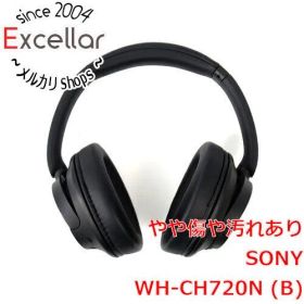 [bn:15] SONY ワイヤレスノイズキャンセリングステレオヘッドセット WH-CH720N (B) ブラック 元箱あり