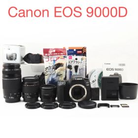 Canon EOS 9000D 標準&望遠&単焦点トリプルレンズセット