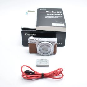 B#10955 Canon デジタルカメラ PowerShot G9 X(シルバー) 光学3.0倍ズーム 1.0型センサー PSG9X(SL)
