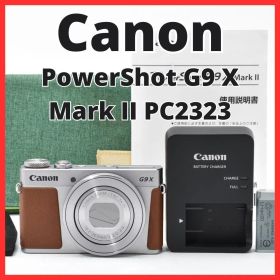 C07[7429]60★極美品★ キヤノン Canon PowerShot G9 X Mark II PC2323 ブラウン