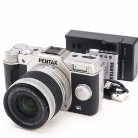 A+ (美品) PENTAX ペンタックス Q10 02 5-15ｍｍ F2.8-4.5 レンズキット シルバー シャッター数 5,125枚 初期不良返品対応 33-9