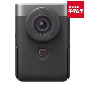 【新品】キヤノン PowerShot V10 シルバー Canon コンパクトデジタルカメラ Vlog対応 4K動画撮影 高画質 Wi-Fi搭載 《納期約１－２週間》