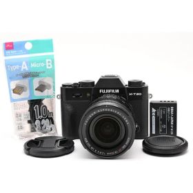 ＜美品＞ FUJIFILM X-T20LK B レンズキット｜シャッター数248枚｜ブラック｜動作良好