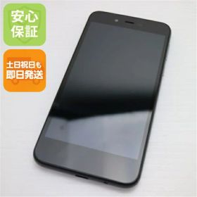 【中古】 美品 702SH AQUOS sense basic ブラック スマホ 本体 白ロム 中古 土日祝発送OK