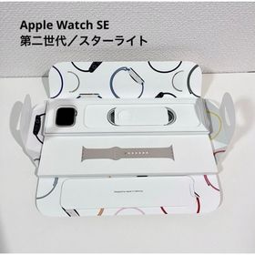 アップルウォッチ(Apple Watch)のApple Watch SE 第二世代 40mm スターライト スポーツバンド(腕時計(デジタル))