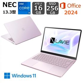 【展示品】 NEC ノートパソコン LAVIE SOL PC-S1355JA 13.3型/ Core i5/ メモリ 16GB/ SSD 256GB/ Windows 11/ Webカメラ/ タッチパネル/ 顔認証/ 2024 Office付き/ 駆動時間 23.2時間/ シルバー