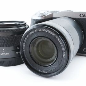 【中古】Canon キヤノン EOS M6 Mark II ダブルズームキット シルバー