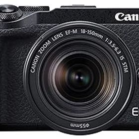 【中古】［非常に良い］Canon ミラーレス一眼カメラ EOS M6 Mark II EF-M18-150 IS STM レンズキット ブラック EOSM6MK2BK-18150ISSTM