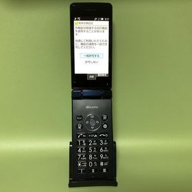 【Simフリー】AQUOS ケータイ SH-02L ブラック【純正ACアダプター付き】