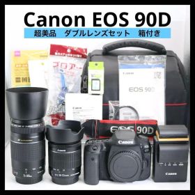 超美品 【Canon EOS 90D ダブルレンズセット】 Wi-Fi搭載