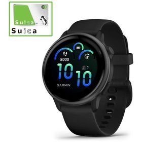 GARMIN vivoactive 6 (ヴィヴォアクティブ 6)GPSスマートウォッチ(Suica対応) (ガーミン) Black/ Slate Black/ Slate 010-02985-30