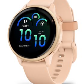 ガーミン vivoactive 6 Pink Dawn / P. Dawn Metallic 【Suica対応】スマートウォッチ 010-02985-33[0100298533] 返品種別A