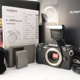 Olympus OM-D E-M5 Mark II Black camera - Shutter 14,286 w/ Box デジカメ デジタル ミラーレス オリンパス カメラ #416A