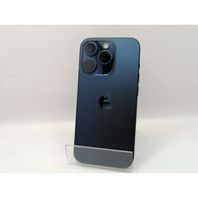 【中古】Apple SoftBank 【SIMフリー】 iPhone 15 Pro 128GB ブルーチタニウム MTUA3J/A【福岡天神】保証期間1ヶ月【ランクB】