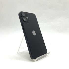 アップル(Apple)の【全額返金保証】【最速発送】Apple iPhone iPhone 12 mini 64GB ブラック au 動作確認済(スマートフォン本体)