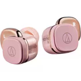 オーディオテクニカ audio-technica 完全ワイヤレスヘッドホン アクティブノイズキャンセリング/Bluetooth対応 ピンク ATH-SQ1TW2NC PK