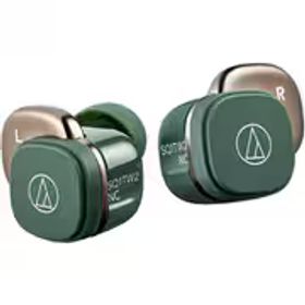 オーディオテクニカ audio-technica 完全ワイヤレスヘッドホン アクティブノイズキャンセリング/Bluetooth対応 フォレストグリーン ATH-SQ1TW2NC GR