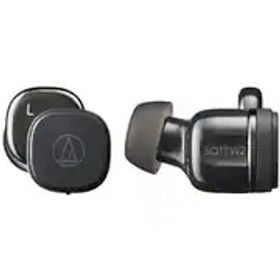 オーディオテクニカ audio-technica 完全ワイヤレスイヤホン Bluetooth対応 マルチポイント対応 Qi充電 ジェットブラック ATH-SQ1TW2 BK