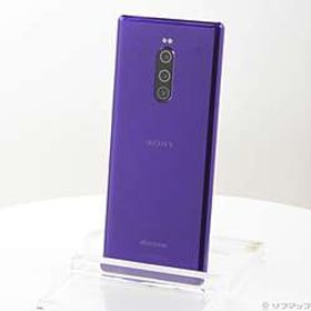 Xperia 1 64GB パープル SO-03L docomoロック解除SIMフリー