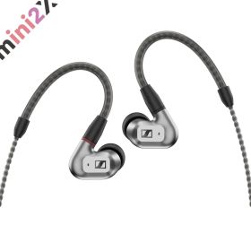 ゼンハイザー Sennheiser イヤホン 有線 IE 200 シルバー ダイナミック カナル型 イヤーピース ３サイズ イヤーフック 調整 可能 オーディオファイル ゲーミング TrueResponseトランスデューサー 【 国内正規品 】