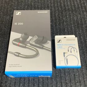 ゼンハイザー IE200 新品未開封 マイク付3.5mmブレードケーブル 黒