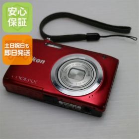 良品中古 COOLPIX A100 レッド 即日発送 コンデジ Nikon 本体 土日祝発送OK 06000